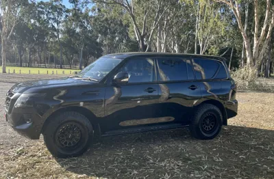 Black Nissan Patrol following a premium mobile car detailing service in Maroochydore