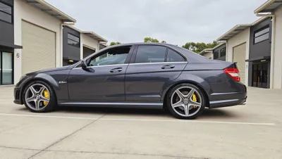 Satin Grey Performance Car Respray on Mercedes C63 AMG