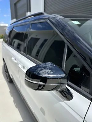 Contrast Black Roof and Mirror Caps on Kia