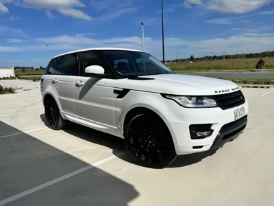 White Range Rover Sport parked after a comprehensive mobile car detailing in Buderim
