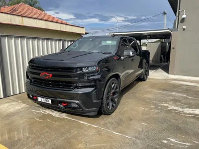 Black Chevrolet Silverado Z71 protected with GYEON ceramic coating in Pelican Waters